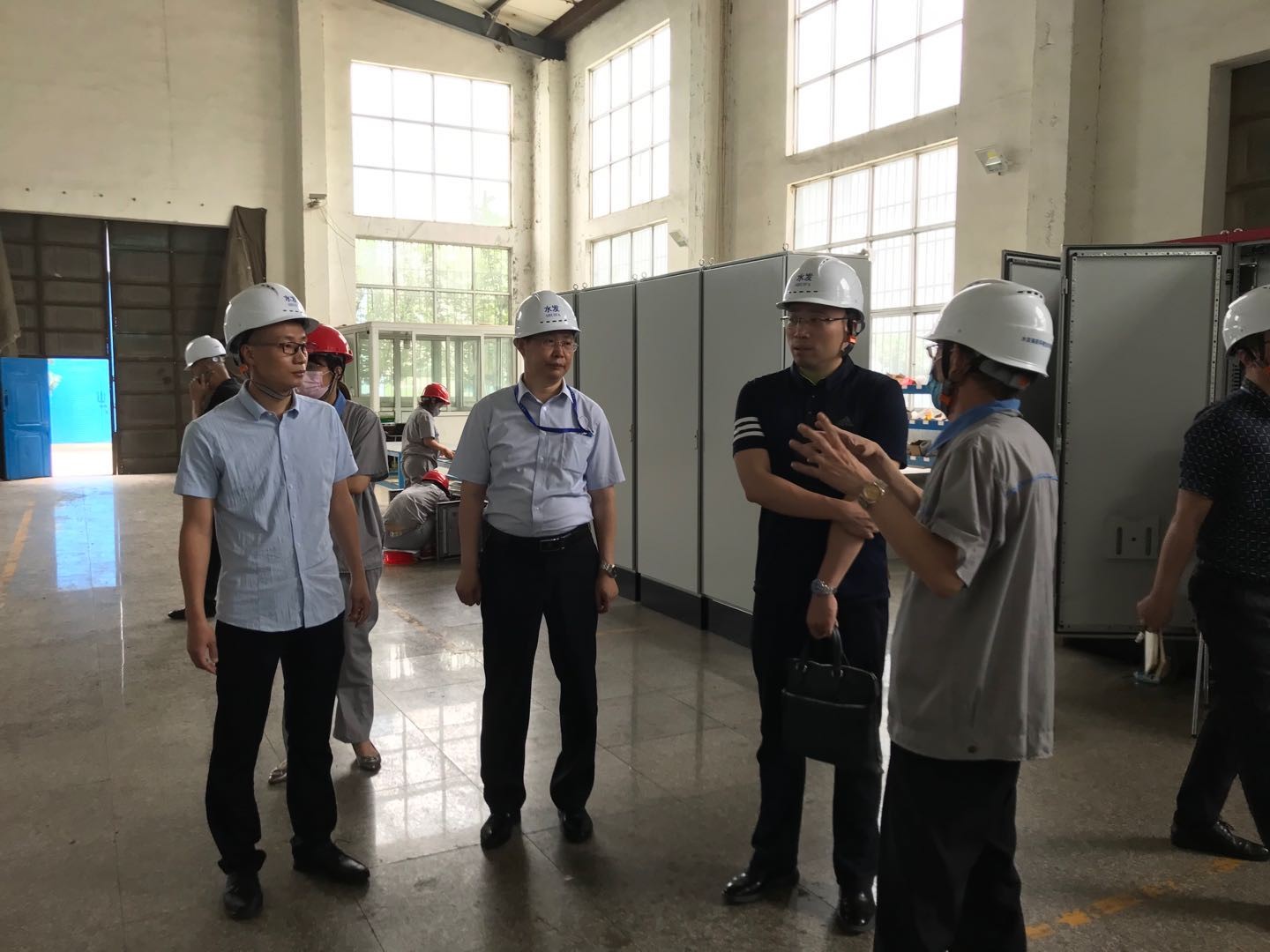 齊魯水務(wù)集團(tuán)工作組蒞臨水發(fā)海若檢查指導(dǎo)工作