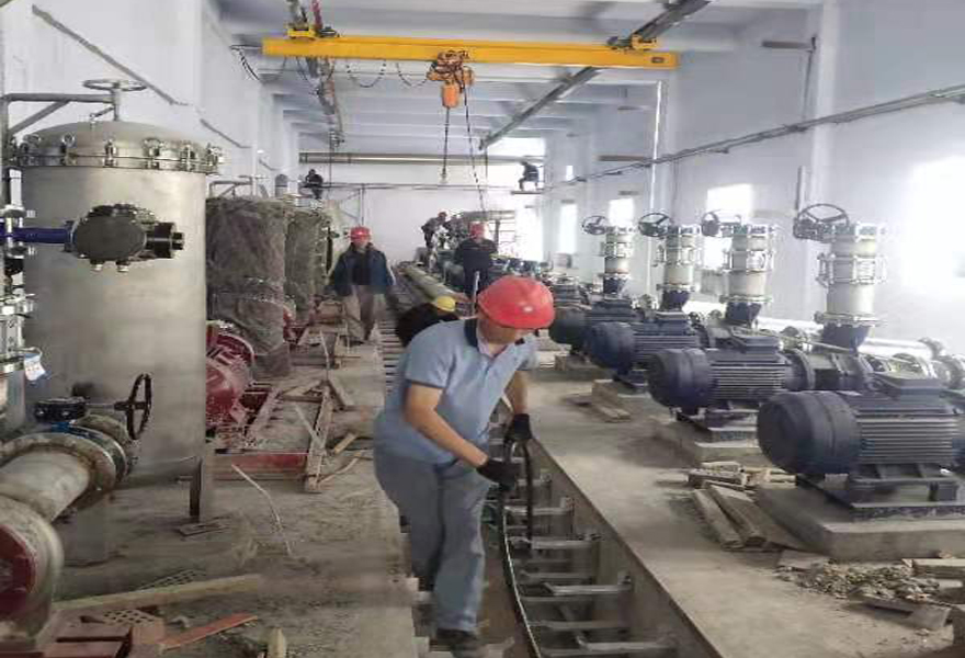 堅守崗位過端午 奮戰(zhàn)目標不停歇--水發(fā)海若萊鋼新舊動能轉(zhuǎn)換除鹽水站項目有序推進